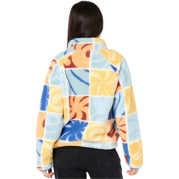 2025 Rip Curl Womens AOTS Ty Williams Zip Polar Fleece 0ADWFL - Multi